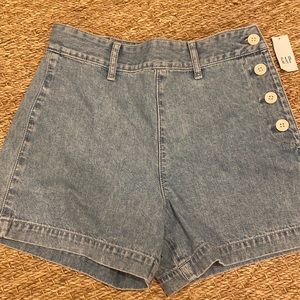 Gap High Waisted Jean Shorts